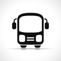 Vector illustration of bus icon