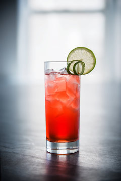 Fruity summer cocktail