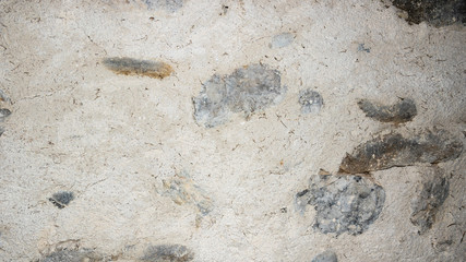 A grunge texture background of an old  stone relief wall