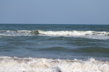 bay of India , sea wave background