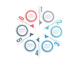 Circle Infographics - Six Elements