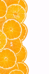 Orange fruit slices