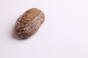 artisanal brown bread with nut pieces