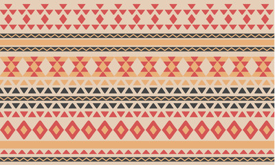 Tribal seamless pattern. Native American art design. Design for bakcground, wallpaper, template or texture