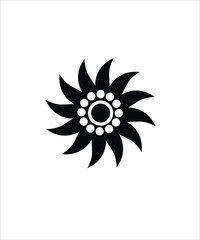 flower flat icon,vector best illustration design icon.