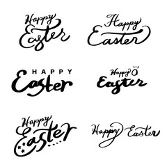 ハッピーイースター　手書き文字
