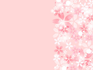 Fototapeta na wymiar 桜の花のイラスト背景