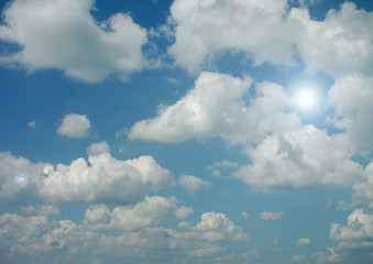 Cloudy sky background