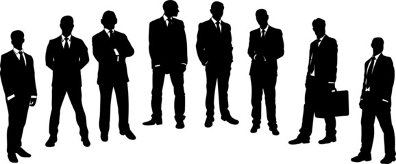 Businessman - Business People Silhoutte Vector Pack
