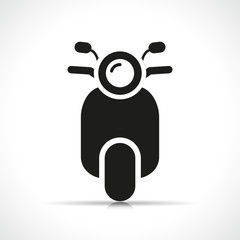 Vector scooter icon on white background © Francois Poirier