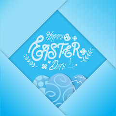  Easter eggs vector image for holiday content..