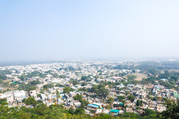 Obraz premium Aerial view of the city