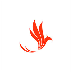 phoenix logo graphic vector illustration