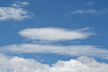 Fototapeta premium Blue sky with white clouds.