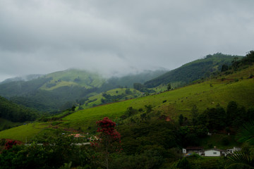 landscape in the mountains