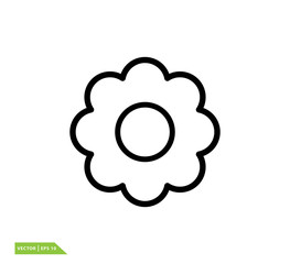 Lotus icon vector logo template