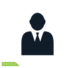 People icon vector logo template