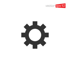 Gear Setting Icon Design Vector