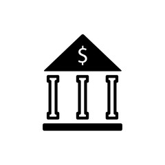 Bank icon vector sign and symbol