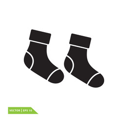 Socks icon vector design template