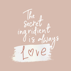 Obraz premium Hand Lettering Inspirational Vector Quote