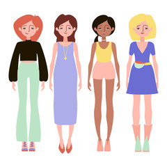 Fototapeta premium FashionGirls