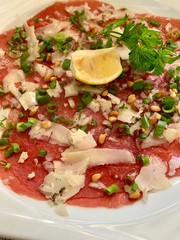 Carpaccio de bœuf 