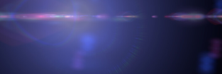 purple lens flare effect overlay banner texture with bright light streak in front of a dark background