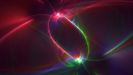 Fractal 3D rendering abstract gold bright background