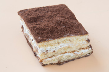 Tiramisu traditional italian dessert