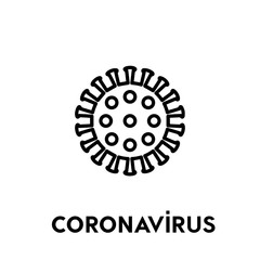 Caution coronavirus. Stop coronavirus. Coronavirus outbreak. Coronavirus danger and public health risk disease. Pandemic medical concept with symbol	
