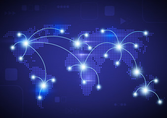 Big data concept vector