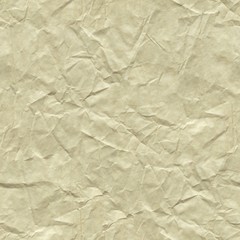 Obraz premium Crumpled paper background in light color for gentle greeting card. Seamless texture.