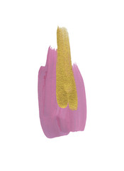 abstract brush strokes, lilac color and gold texture, ideal for packaging design of cosmetics - perfumes, confectionery, sweets, web design and as a decoration for Valentine's Day, marriage. 