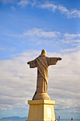 statue of jesus christ on cross Madeira Garajau