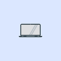 laptop device. vector symbol modern style EPS10