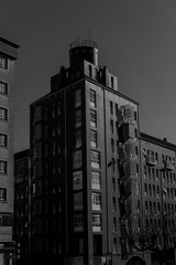 Un edificio de Ferrol.