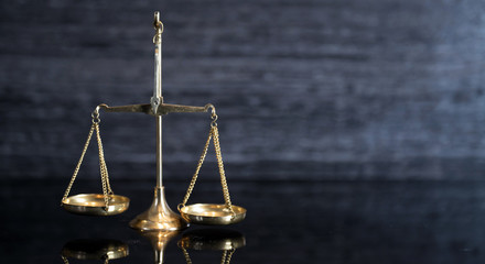 Symbol of law and justice, law and justice concept.