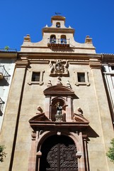 Fototapeta na wymiar Front view of San Juan de Dios church, Antequera, Spain.