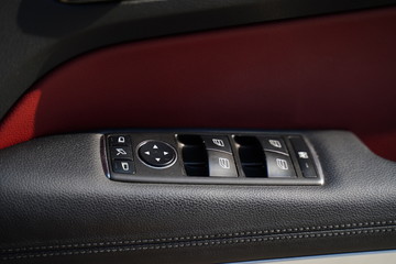 Modern car's interior design and details