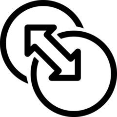 Both side icon, vector illustration