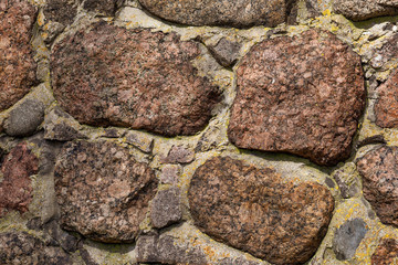 Texture walls of natural stone