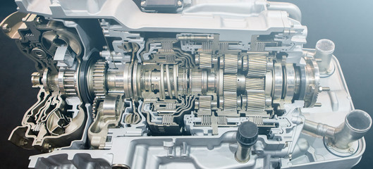 Automatic transmission for truck in section