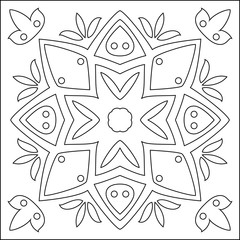 Oriental traditional ornament,Mediterranean seamless pattern, tile design, vector illustration сan be used for desktop wallpaper for a wall hanging or poster, pattern fills, surface textures, textile.