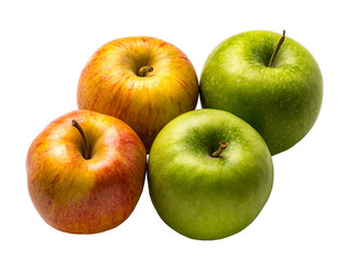 Isolated fresh apple on a white background