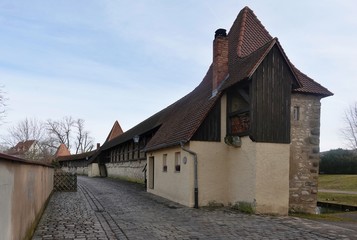 Fototapeta na wymiar Weißenburg - Schanzmauer