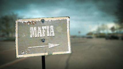 Street Sign to Mafia