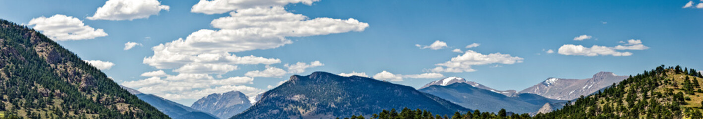 Mountain range panorama