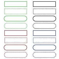シンプルフレーム４色