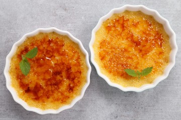 Creme brulee.